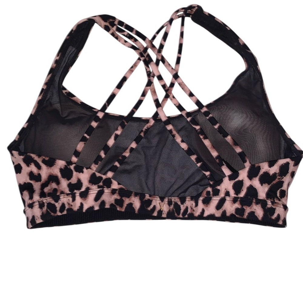 ❤️VICTORIA’S SECRET LEOPARD STRAPPY-BACK SPORTS BRA. EXCELLENT!NWOT - Picture 2 of 5